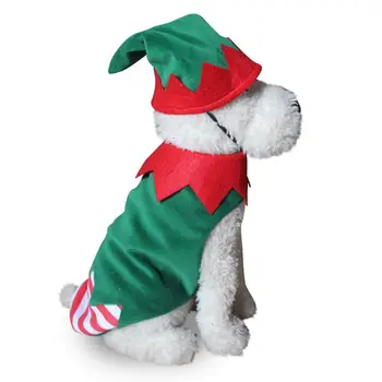 

KKWL Pet Clothes Christmas Clown Dog Suit Dog Into A Funny Suit Costume Dress Coat Halloween Party Costume Coat Cosplay