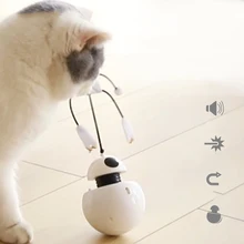 JORMEL электрическая игрушка для кошек, Умная игрушка для кошек, сумасшедшая игра, вращающаяся Поворотная платформа, ловля кошек, мышь, робот, массажер, Лазерная Игрушка для кошек