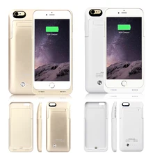 3500 мАч внешний аккумулятор резервного копирования зарядное устройство чехол для iPhone 6 plus 6splus с Кабельная линия USB