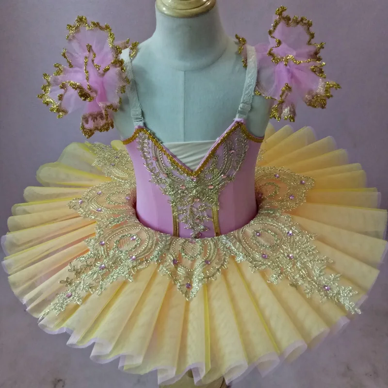 

2019 Children Ballet Tutu Leotard For Dance Bodysuit Dancewear Swan Lake Ballet Costume For Girl Stage Performance Ballet Dress