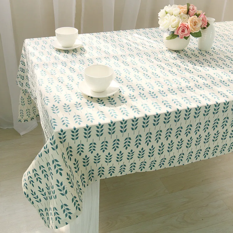 Buy Korean style Linen Printing Lace Tablecloths
