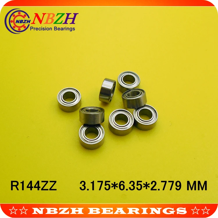 Высокое качество ABEC 5 R144ZZ 3/16 x3/8 x1/8 дюймов 3 175x6 35x2 779 мм mini экранированный шариковый