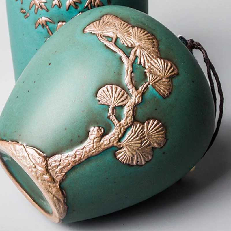 Креативная баночка для хранения чая керамический держатель Tieguanyin Puer грубая
