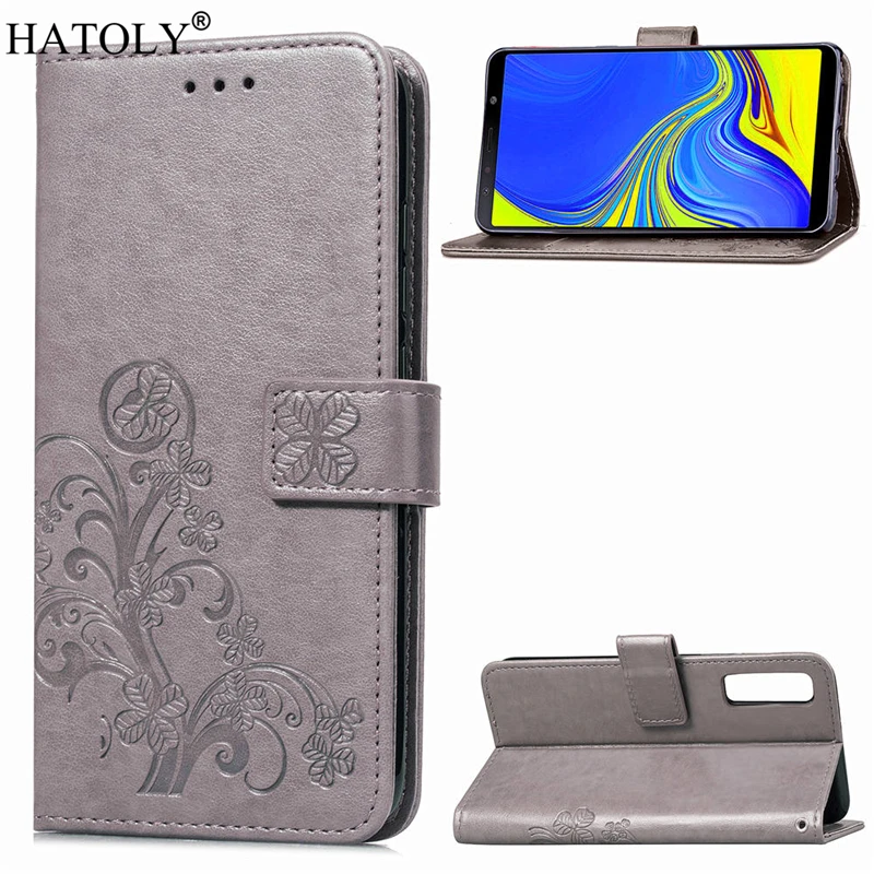 

sFor Cover Samsung Galaxy A7 2018 Case Bag Shell Soft Silicone Cover Flip Leather Case Wallet Case For Samsung Galaxy A7 2018