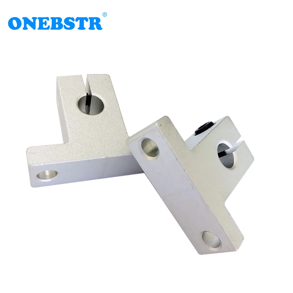 

2Pcs/lot Vertical SK8 Optical Axis Bracket 3D Printer Accessories Linear Guides Bearing Seat Support Frame