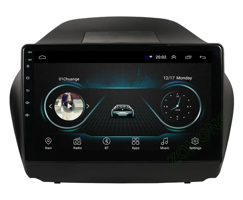 Clearance 10.2 inch 2.5D Android Car DVD Multimedia Player For Hyundai Tucson/IX35 autoradio CAR GPS navigation Stereo Radio recorder WIFI 17