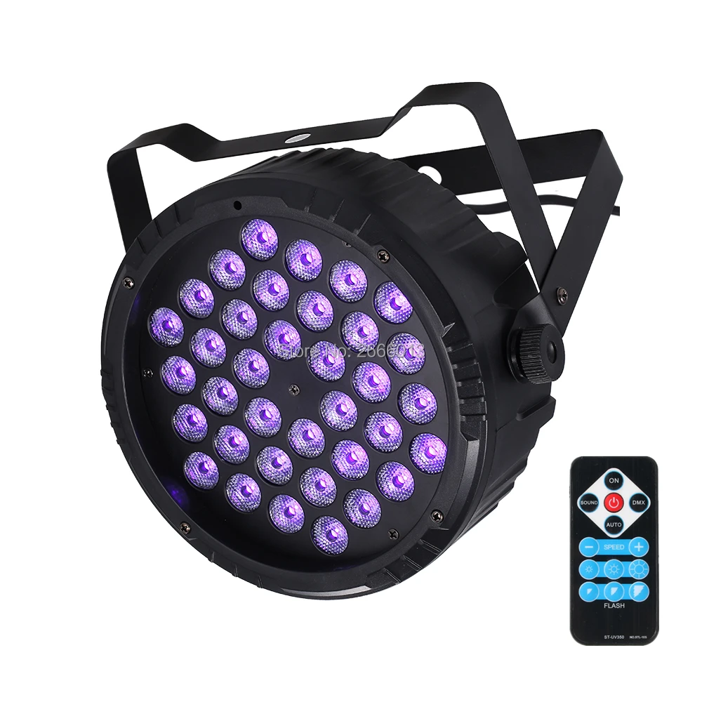 

Wireless Remote Control 36 LEDs UV LED Par Light /DJ Bar Effect Light Sound Activated Stage Light Party Disco DJ DMX Strobe Lamp