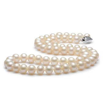 

gNpearl pearl necklace silver 925 jewelry Near Round Freshwater Pearl Necklace Send Mother Girlfriend Gift Jewelry