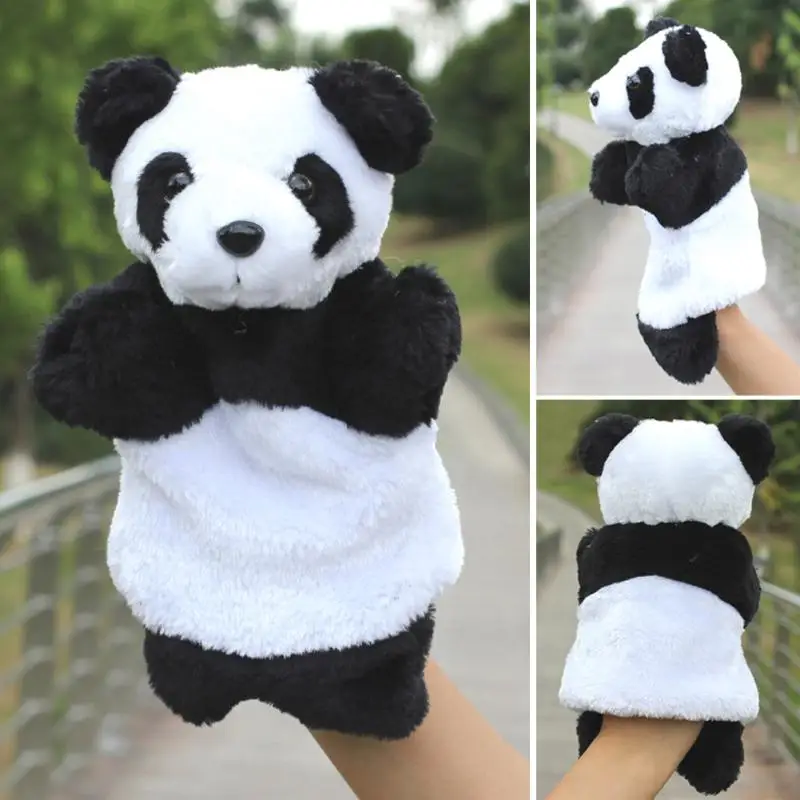 6Types Animal Hand Puppet Plush Dolls Preschool Storytelling Kindgerten Kid Gift