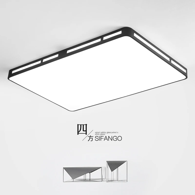 

Modern simplicity LED Ceiling lights rectangle illumination Acrylic lamps Bedroom light fixture living room Licht lighting