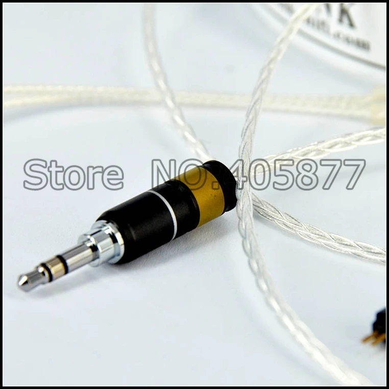 Hi End silver plated Westone W4R UM3X ES3 ES5 headphone cable Westone audio cable extension headphone update cable