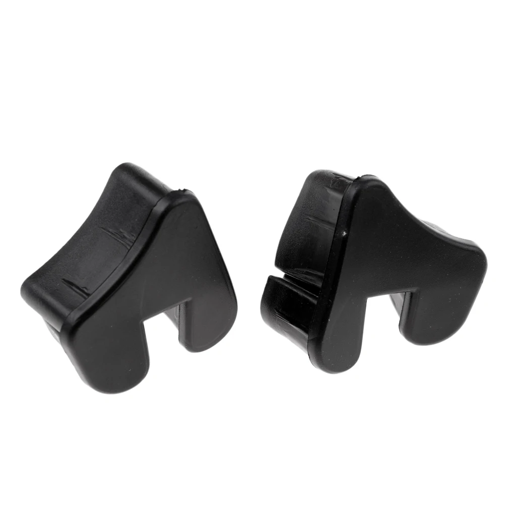 

2 Pieces Replacement PVC Black End Cap Bottom Sub for Scuba Dive Kayak Fishing Boats Rubber Dinghy Accessories