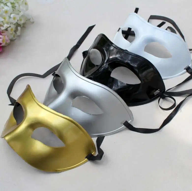 Мужская Женская пластиковая полумаска для лица маскарадные маски венецианские маски маскарадные маски Шаровые Маски LX4629