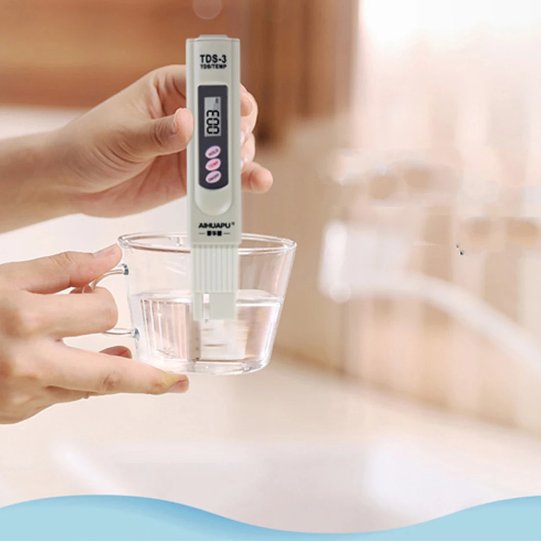 

Portable Digital TDS Meter Aquarium Pool Water Quality Testing Pen Water Purity Filter Accurate Monitor Random Color