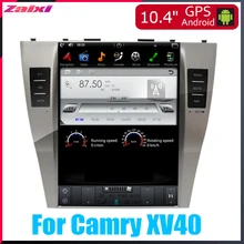 ZaiXi 10," Тесла Тип Android для Toyota Camry XV40 2007~ 2011 Автомобильный Android dvd-плеер навигация GPS радио Мультимедиа Система