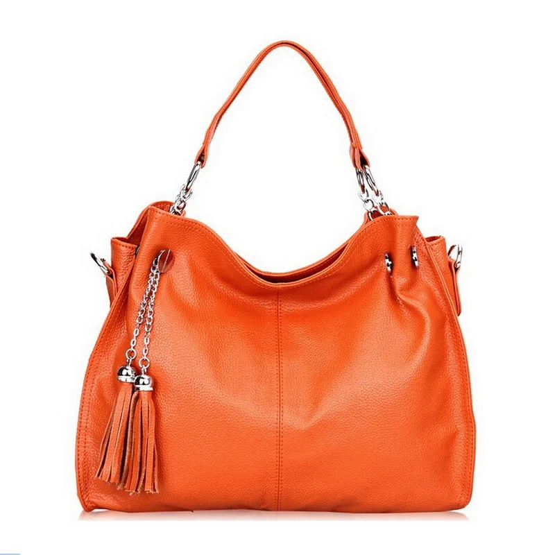 WESTAL роскошные сумки женские сумки дизайнерские сумки через плечо для женщин сумка-мессенджер с кисточкой женские сумки - Цвет: 0217orange
