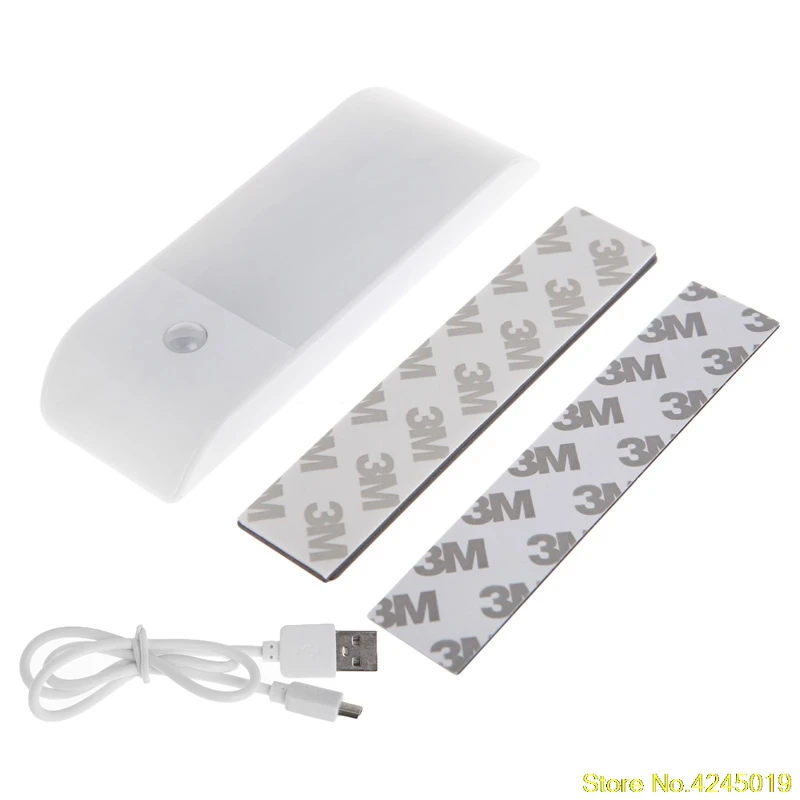 

2018 High quality Bright 12 LED PIR Motion Sensor Light Cabinet Wardrobe Wall Lamp USB Charging Sensor Light