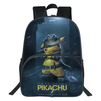 

Anime Pokemon Go Game Backpack Pikachu Boys Girls Teenagers schoolbag Rucksack men women shoulder travel bag