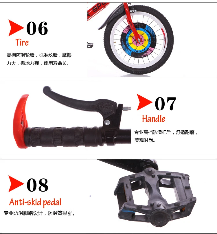 Flash Deal 2017 New 18.20.22Inches Children Bicycles Steel  Aluminium Frame Mountain Bike Skid Pedal Hydraulic Disc Brakes Children Bicycle 13