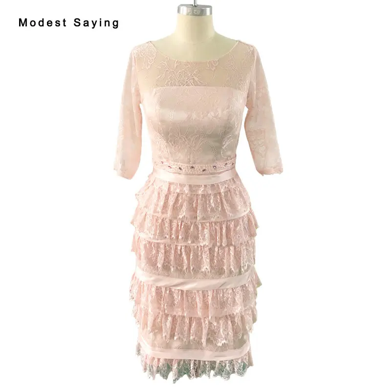 Buy Real Wholesale Elegant Pink Lace Cocktail Dresses