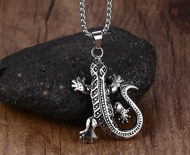 "LizNeck" - stainless steel Lizard Necklace 2 "LizNeck" - stainless steel Lizard Necklace 2