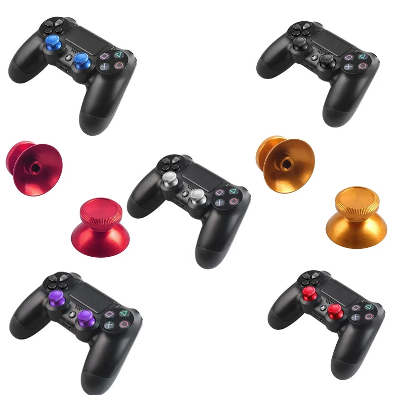 

Aluminum Metal Analog Joystick thumb Stick grip Cap Replacement for Sony playstation Dualshock 4 PS4 XBOX ONE Gamepad Controller