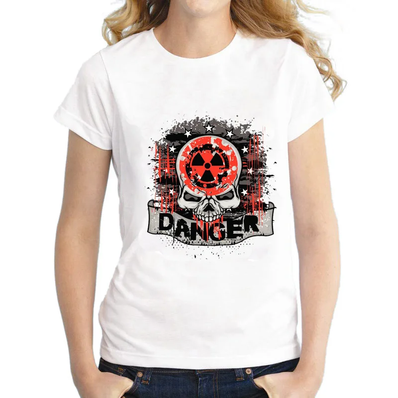 New Fashion Women Dancer skulls Print T Shirt Loose Printting Short Sleeve O-Neck T-Shirts tops tshirt harajuku | Женская одежда