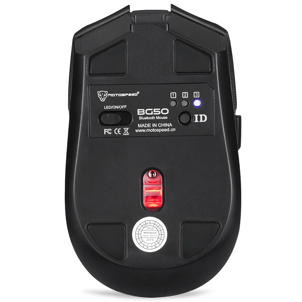 Motospeed BG50 игровая мышь для ноутбука компьютера USB Проводная Bluetooth беспроводная