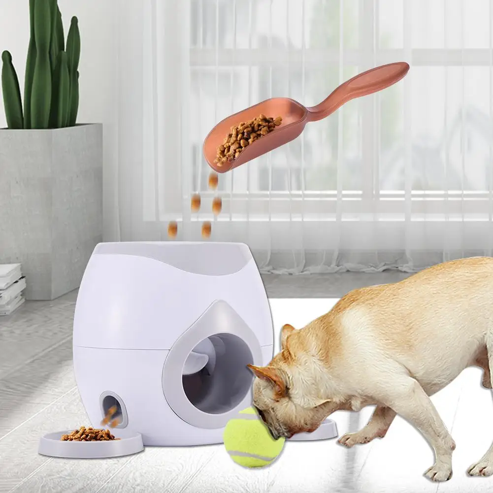 

Dog Tennis Balls Replacement Exercise Trainer Thrower Food Reward Machine For Dogs Cats Interactive Treatment Toy