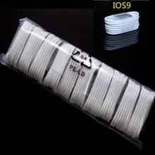 500 шт/Партия 1 м 3 фута Белый цвет 8pin usb кабель для синхронизации данных зарядное устройство Шнур Линия зарядное устройство для iphone 5 6 7 8 для ios 11