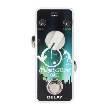 

Mighty Sound M5 Mini Delay Electric Guitar Effect Pedal True Bypass