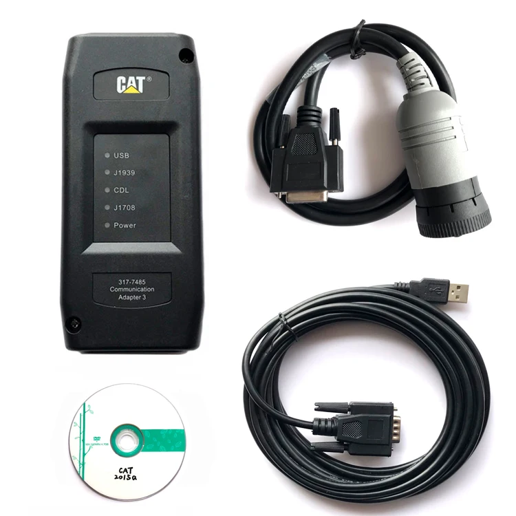 fabriek hot verkoop 317 7485 communicatie adapter groep 3177485 voor graafmachine diagnostic tool voor rups 2020 Real CAT ET3 Adapter III 317-7485 2015A new CAT truck diagnostic tool CAT III Communication Adapter III CAT3 without WIFI