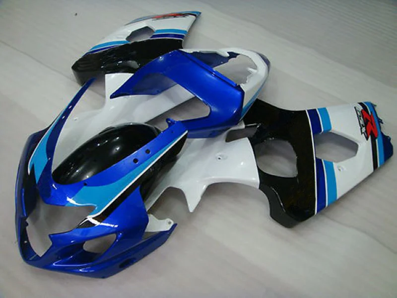 Injection Blue White Fairing kit for SUZUKI GSXR600 750 04 05 GSXR600