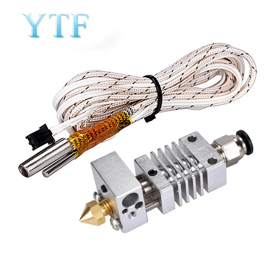

3D printer parts CR10 remote nozzle extruder heating print head extrusion head heating block nozzle one
