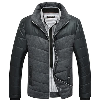 

Down Parkas Free shipping plus velvet jacket coat upscale men's thick jackets jacket Men's Clothing 989