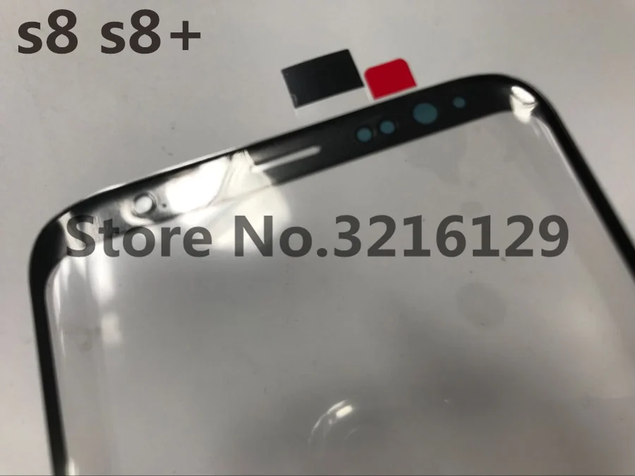 Передняя внешняя стеклянная крышка объектива запасные части для Samsung Galaxy s8 edge plus