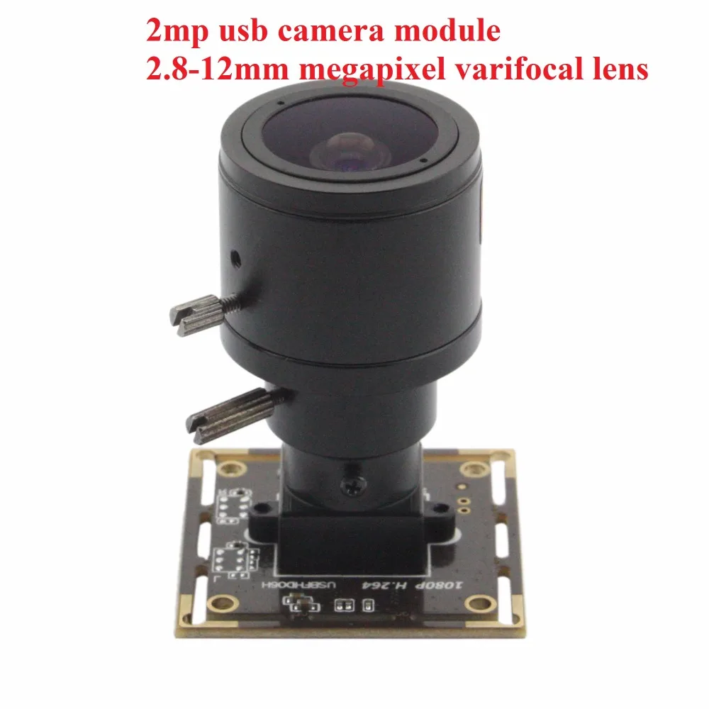

ELP 2mega pixels IMX322 CMOS Sensor Min 0.01lux Full HD USB Camera Low Light With 2.8-12mm Varifocal Lens