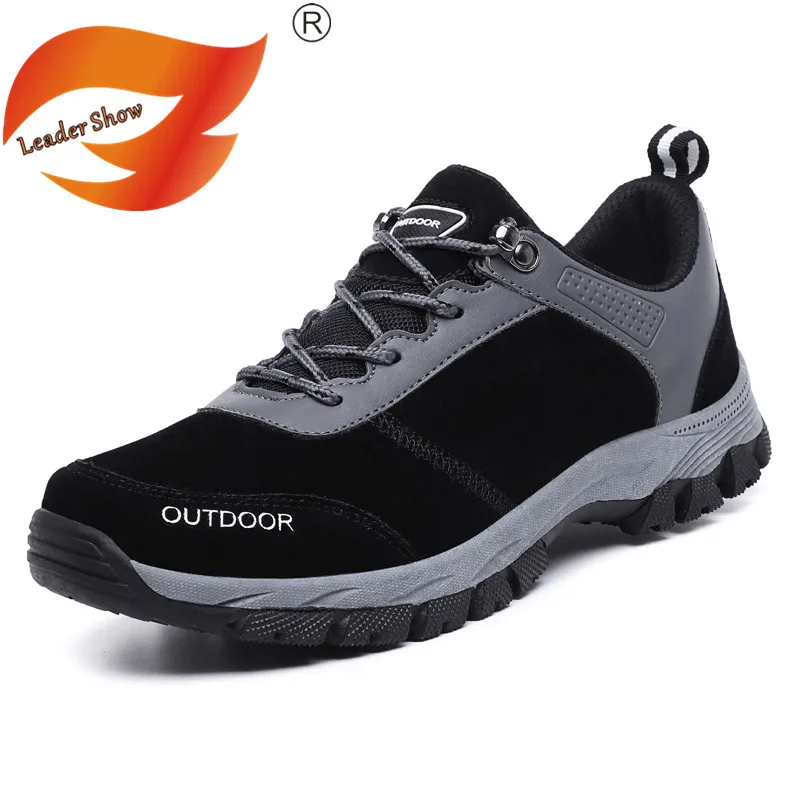 

Fires Outdoor Sport Men Hiking Shoes Hunting Trekking Leather Outventure Trail Man Sneakers Men Shoes Big Size 47 48 49 Zapatos