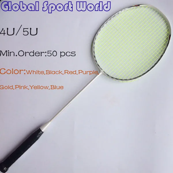 Racchette Leggeri di Alta qualit/à Badminton Sport con Racchetta Fitness Gioco Racket Sia su Elastico Racchetta da Badminton Offensiva e difensiva