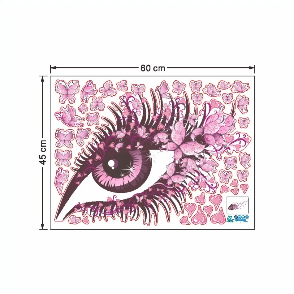Съемная красивая фотография для украшения дома|butterfly wall stickers|wall stickereye decals |