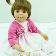 50 см мягкий силиконовый винил Reborn Baby Doll игрушка девочка Brinquedos реалистичные принцесса малыш Bebe живой день рождения детей Рождество
