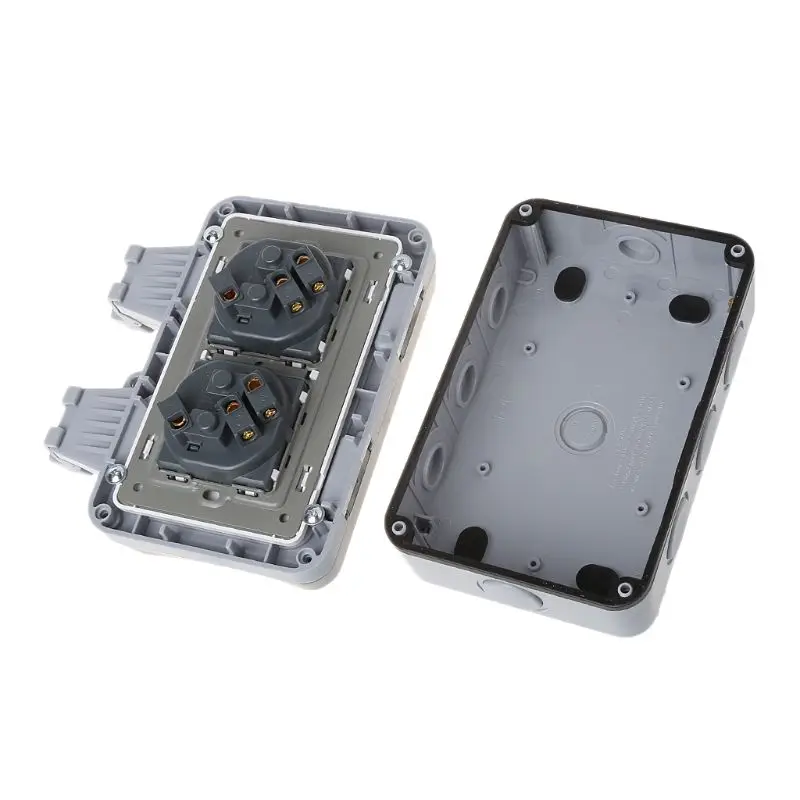 Interruptor da Tomada de Parede Padrão da ue & à Prova de Poeira ao ar Tempo Livre Tomada Ip66 15 Cheap Soquetes elétricos