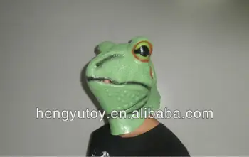 

Hign Quality Realistic Full Head Carnival Mask Celebrations Party Adult Cap Frog Mask
