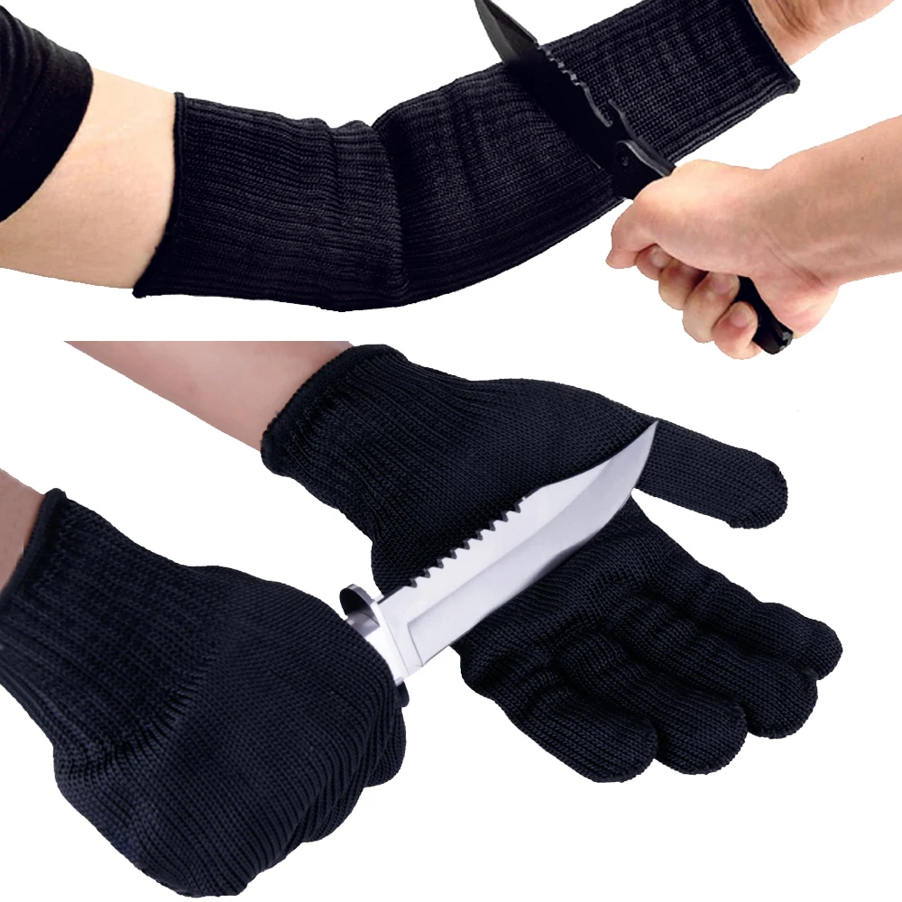 Working Gloves Anti Cutting Arm Cuff Security Bodyguard Military Supply