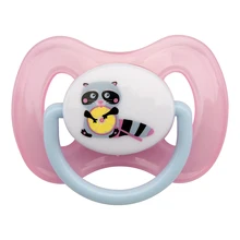 Соска-пустышка МИР ДЕТСТВА силиконовая каплевидная «Еноты», 0+, 1 шт