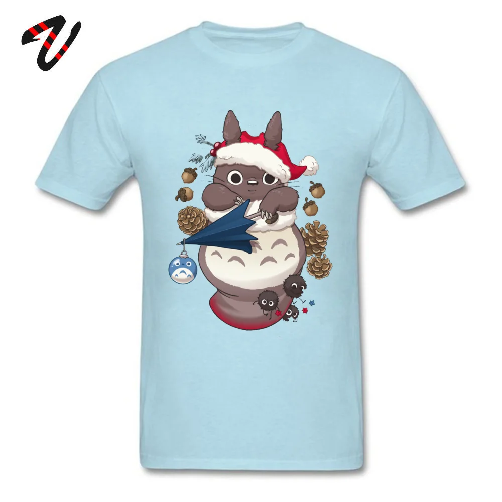 Tops T Shirt Totoros Christmas Summer Fall Newest 3D Printed Short Sleeve 100% Cotton O-Neck Men T Shirts 3D Printed Tee Shirts Totoros Christmas 20555 light