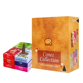 

New India Incense Cone Natural Aromatherapy Sandalwood Lavender Rose Jasmine Tower Incenses 17 kinds smell Buddhist supplies