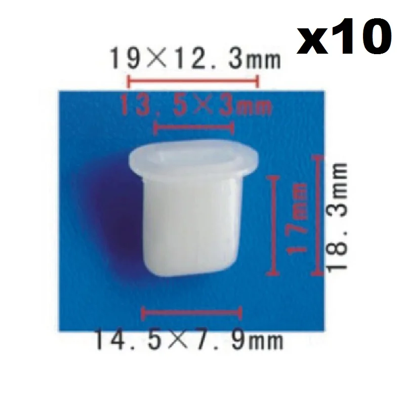 10x для Honda 90683-693-0000 Nissan 78856-R4301 винтовая втулка заклепка крепление/нейлоновый