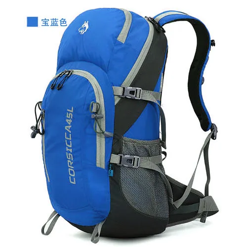 Jungle King 2017 Outdoor bicycle bag waterproof tear resistant nylon backpack camping Hiking professional mountaineering bag 45L