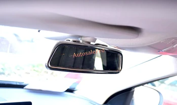 

Interior Matte Rear View Mirror Frame Cover Trim For Mercedes Benz C Class W205 2014 2015